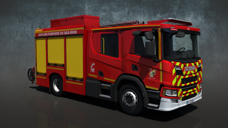 SCANIA P280 FPTSR STRASBOURG FINKWILLER SCANIA P280 FPTSR STRASBOURG FINKWILLER